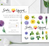 çiçekli davetiye çiçekli davetiye GARDEN – Çiçekli Fresh Davetiye cicekli davetiye 160x150